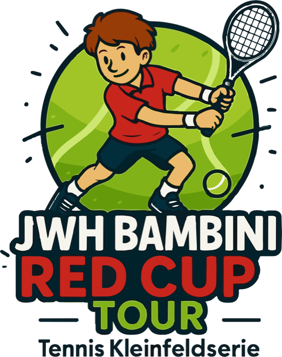 Logo JWH Bambini Red Cup Tour – Tennis Kleinfeldserie
